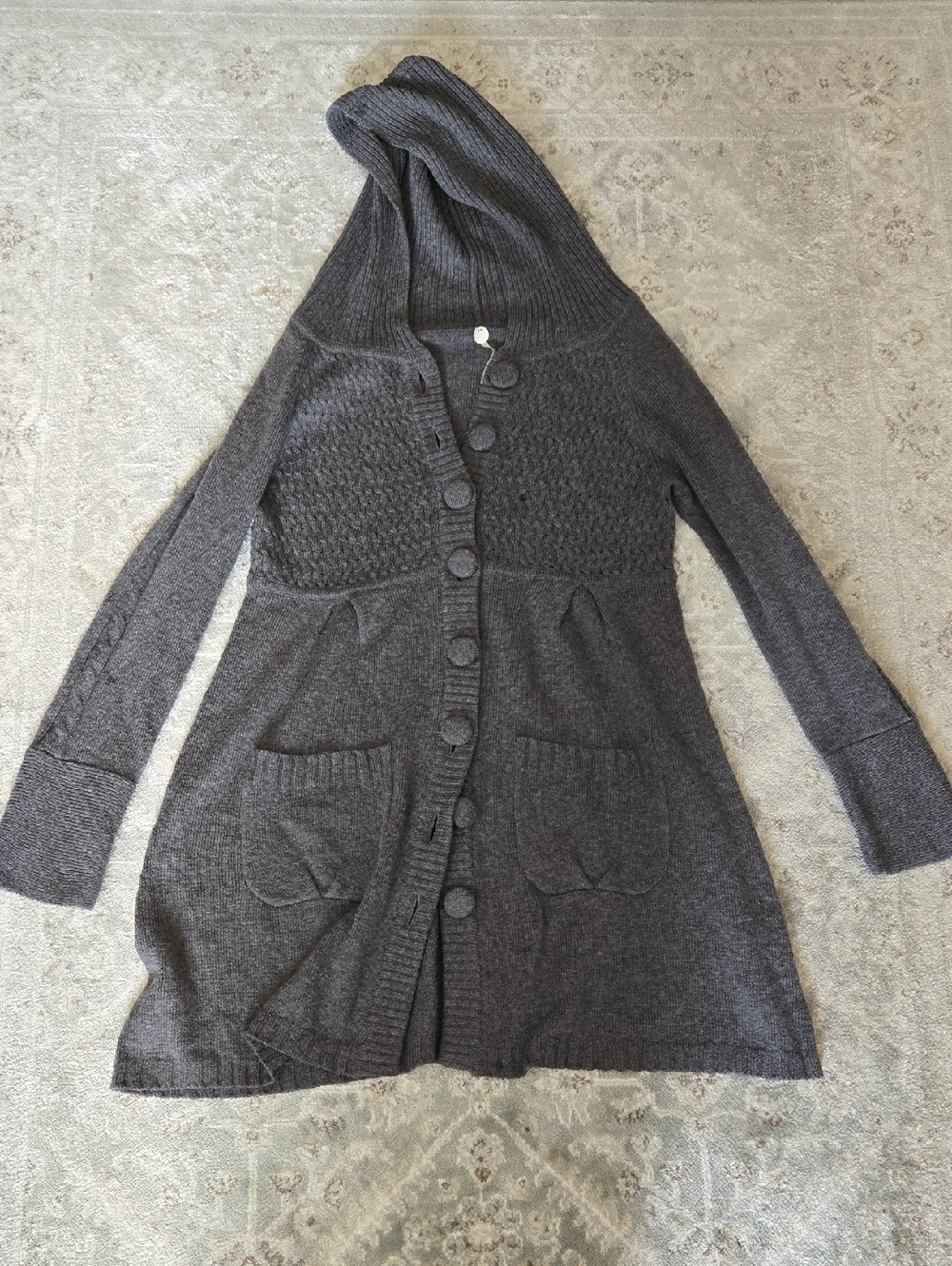 Margaret O'Leary Italian Wool Cardigan - M